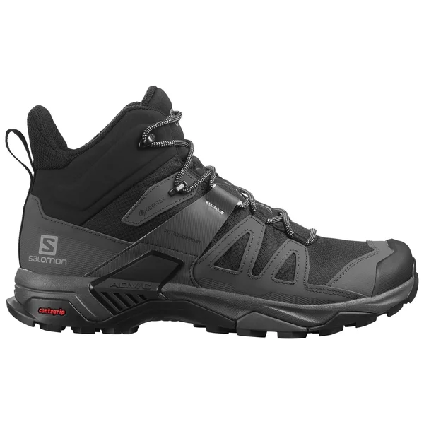 Salomon Men's x Ultra 4 Mid GTX Boots - Black/ Magnet/ Pearl Blue - 9