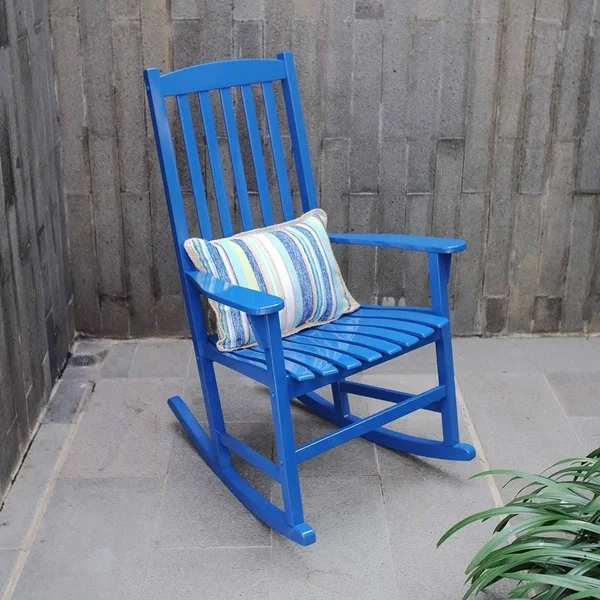Cambridge Casual Alston Porch Rocking Chair - Blue