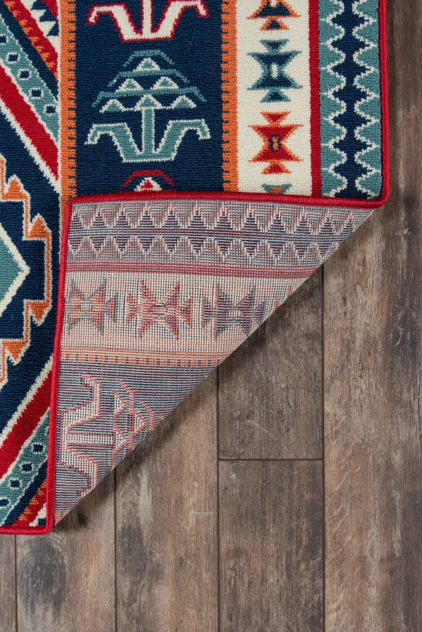 Momeni Baja BAJ31 Area Rug - Red, 7&10x22 x 10&10x22 Rectangle