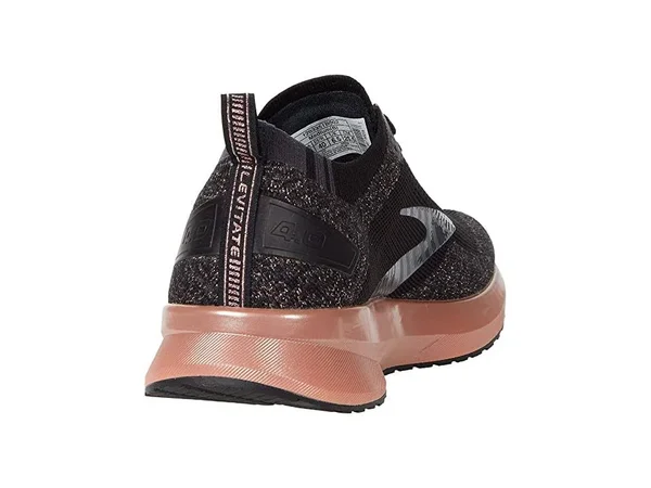 Women's Levitate 4 Running Shoe - Black/Ebony/Rose Gold - 5