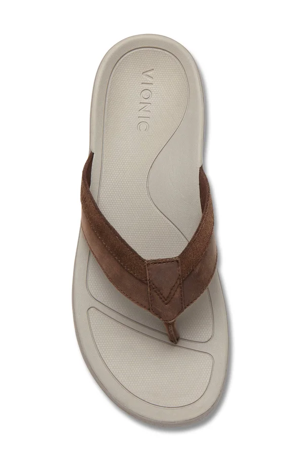 Vionic Dennis (Brown) Men's Sandals