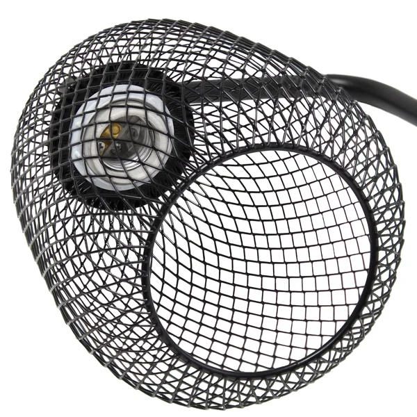 Lalia Home Industrial Mesh Desk Lamp - Matte Black