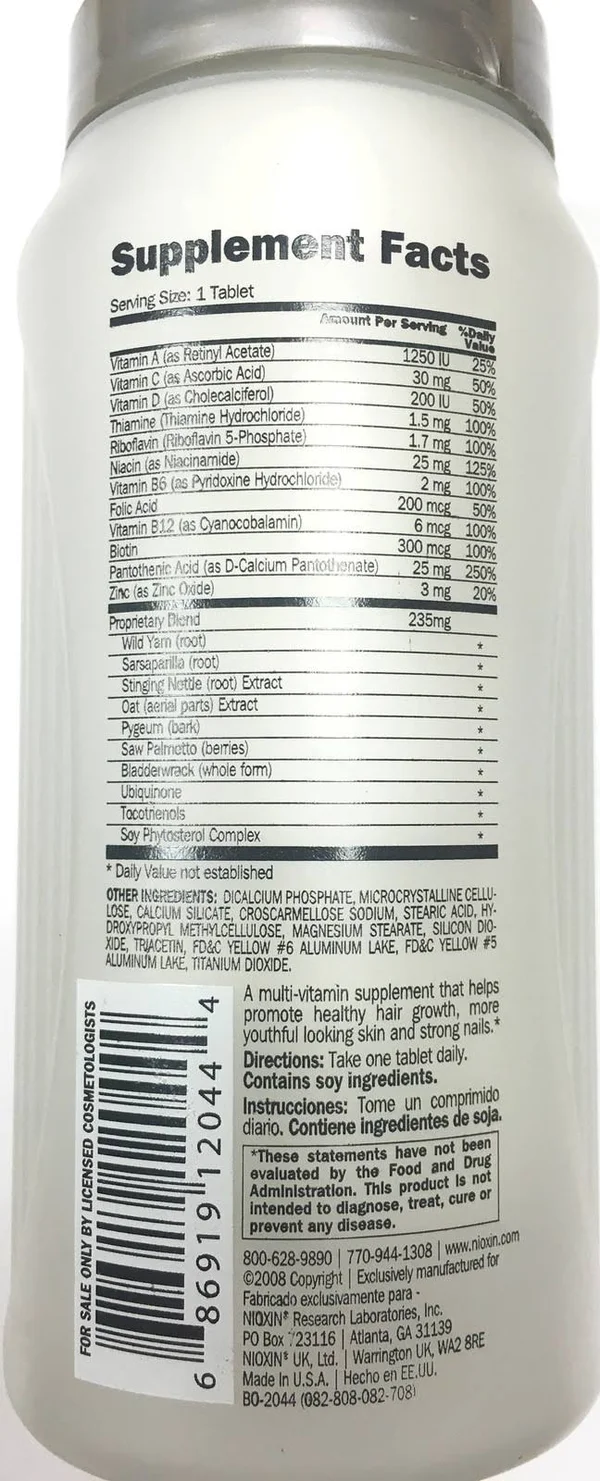 Nioxin Intensive Therapy Recharging Complex, 90 Count