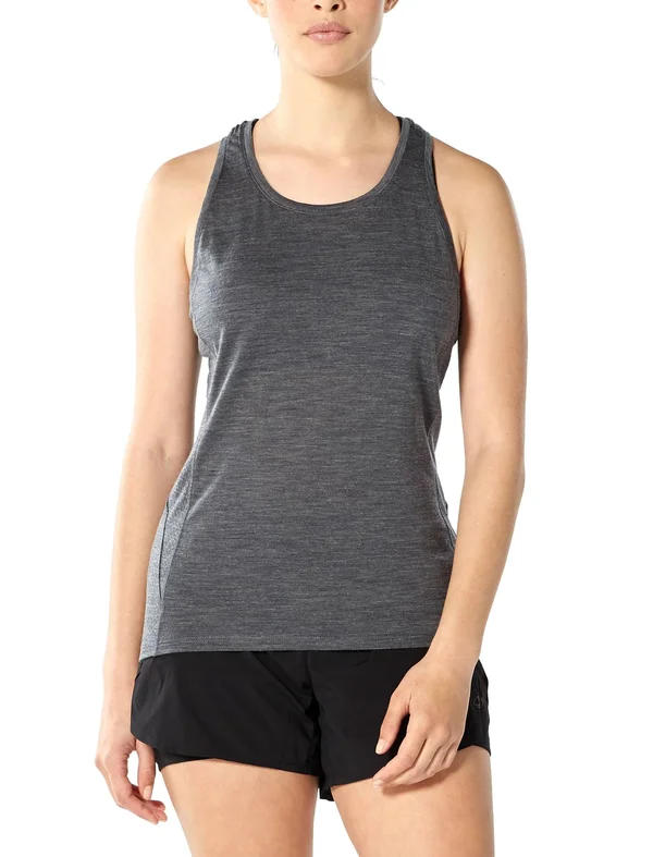 Icebreaker Women's Amplify Racerback Tank - Xs - Fire