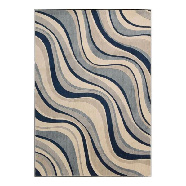 Nourison Somerset ST81 7&9x22 x 10&10x22 Ivory Blue Area Rug