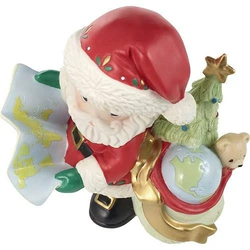 Precious Moments Joy to The Whole Wide World Annual Santa Figurine