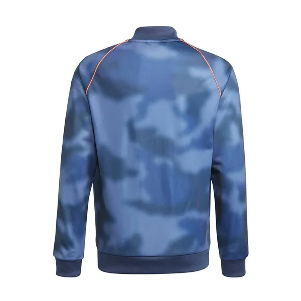 Adidas Originals - Kids - Camo 3 Stripes Track Jacket - Track Jackets, Blue