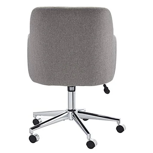 Amazon Basics Twill Fabric Adjustable Swivel Office Chair - Light Grey