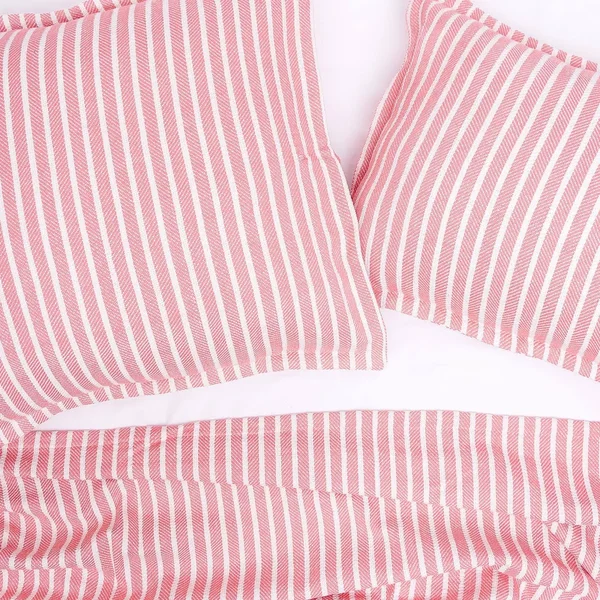 Carol & Frank Bengal Stripe Azalea Blanket - Queen