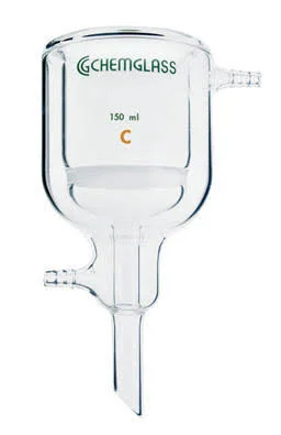 Chemglass - CG-1403-02 - Filter Funnel - Buchner, Jacketed, 30ml, Coarse Porosity