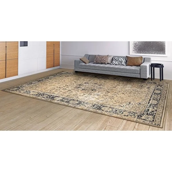 Martina Halston Area Rug - Cream/Black 2& x 3&7x22