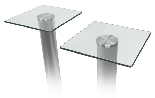 Mount-it! Speaker Stands for Satellite Speakers and Surround Sound Systems - Glass and