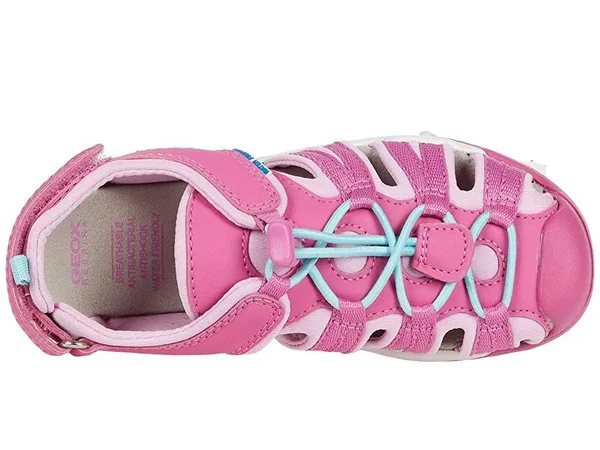 Geox Shoes Borealis Girl Fuchsia and Pink, Size 3.5