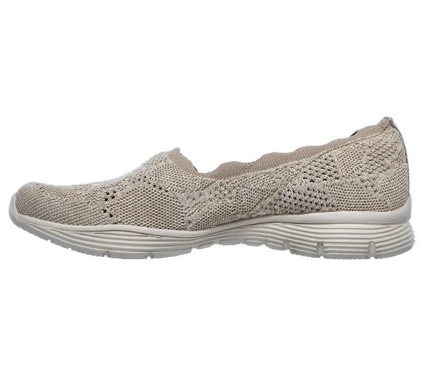 Skechers Women's Seager Bases Covered Slip On, Taupe