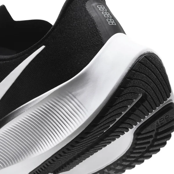Nike Big Kids& Air Zoom Pegasus 37 Shoes - Black/White - 4.5
