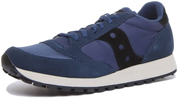 Saucony Jazz Original Vintage Trainers Dark Blue White - 43
