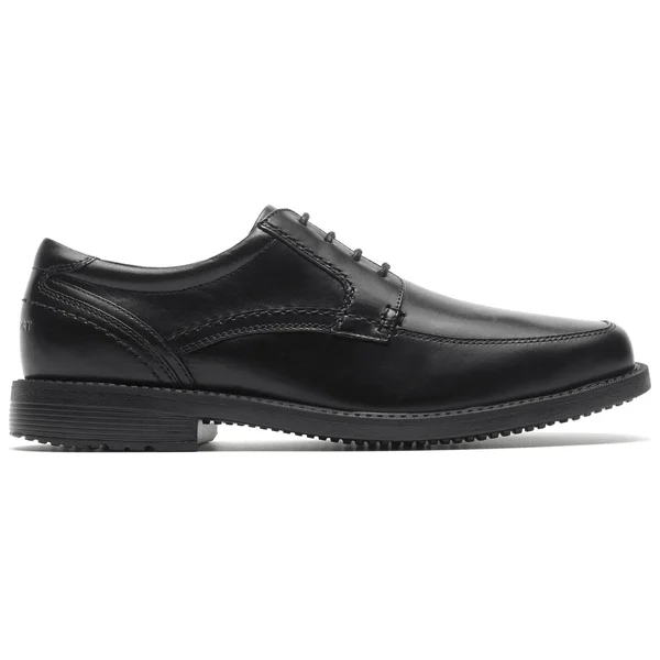 Men's Rockport Style Leader 2 Apron Toe, Size: 8, Black