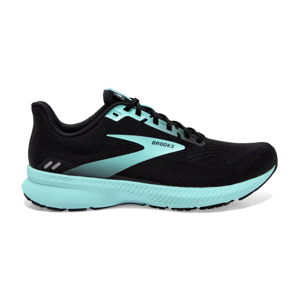 Brooks Women's Launch 8 - Black, Ebony, Blue Tint