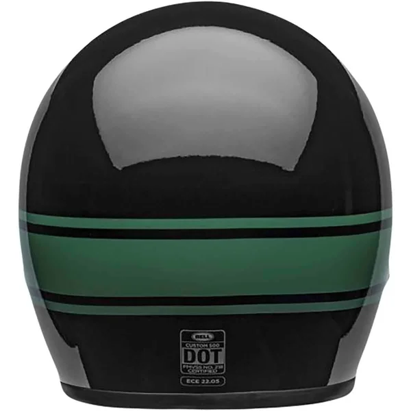 Bell Custom 500 Helmet (Streak Gloss Black/White - Small)