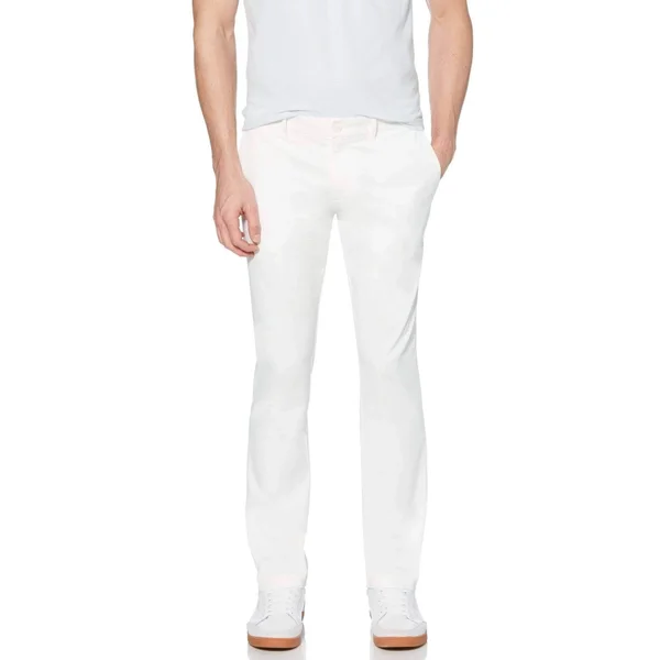 Original Penguin Men's Premium Slim Fit Stretch Chino in Bright White - Size 28 x 30, Cotton/Elastane