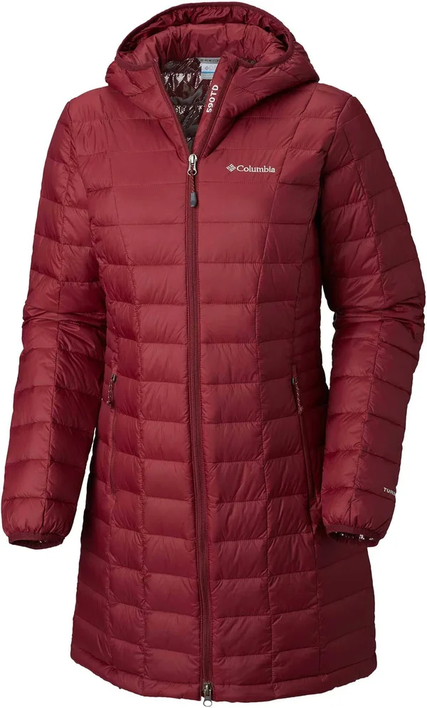 Columbia Voodoo Falls 590 Turbodown Mid Jacket - Large, Rich Wine