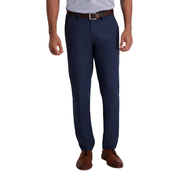 Haggar Men's Cool 18 Pro Slim Fit Premium Flex Flat Front Pant
