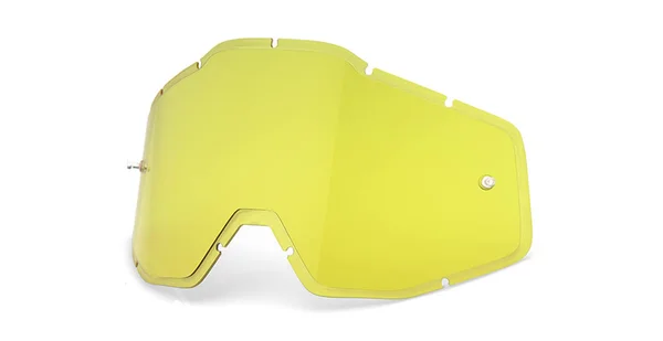 100% Accuri/Racecraft/Strata Replacement Lens - Gold Mirror