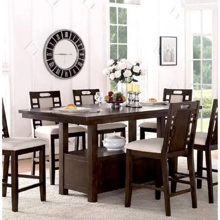 Winston Porter Nika Dining Table, Brown