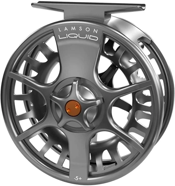 Lamson Liquid -5+ Fly Reel Smoke