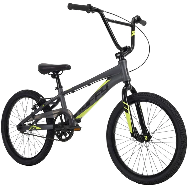 Huffy Enigma 20 inch BMX Bike, Aluminum Frame, Race Style, Matte Black