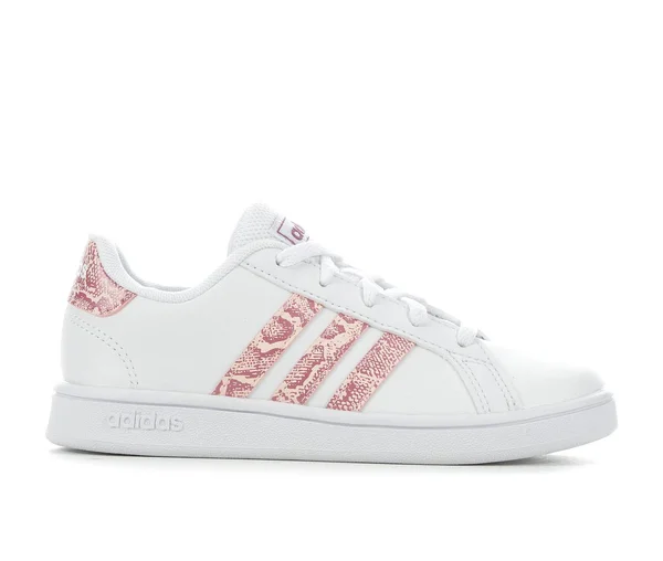 Adidas Girls Grand Court Tennis Shoe White 6