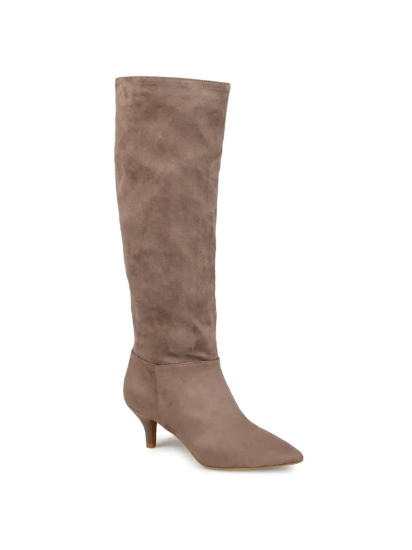 Journee Collection Women's Regular Vellia Boot - Taupe
