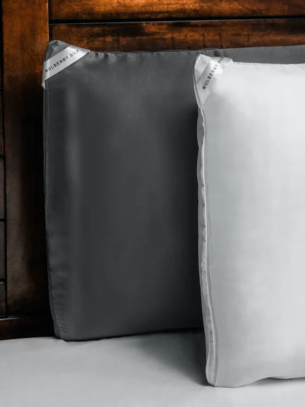 Night Dual Sided Beauty Pillowcase - White - Standard/Queen