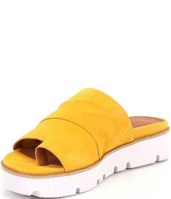 Gentle Souls by Kenneth Cole Lavern Suede Wedge Sandal