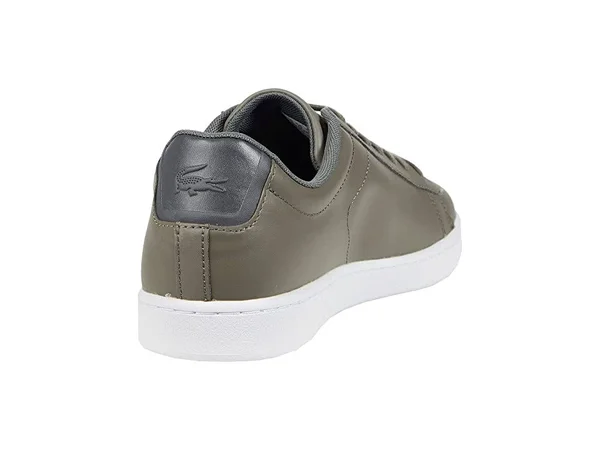 Lacoste Carnaby Evo 0121 2 SMA Men's Shoes Khaki/White : 9 M