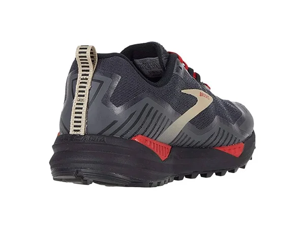 Brooks Men's Cascadia 15 GTX Waterproof Trail Running Shoes - Black/Red