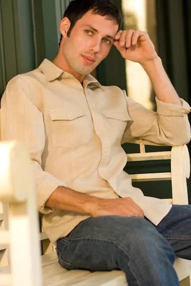Men's Linen Traveler Long Sleeve Shirt - Natural