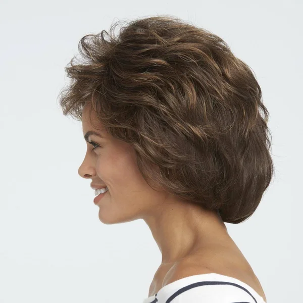 Raquel Welch Salsa Large Synthetic Wig, R13F25 Praline Foil