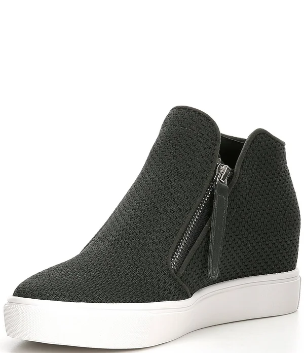 Steve Madden Women's Click Wedge Sneaker Taupe 8