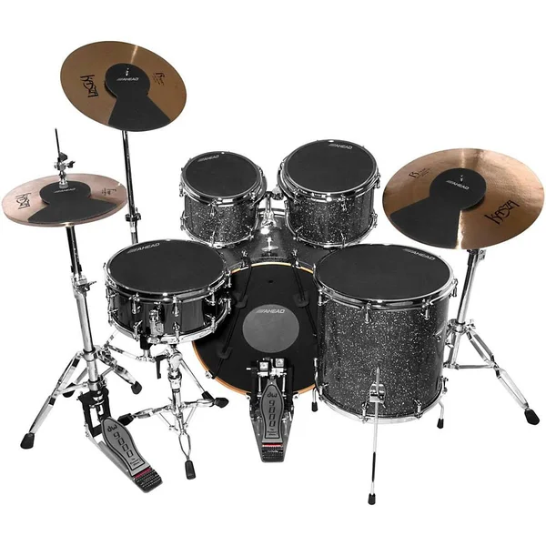 Ahead Drum Silencer Pack with Cymbal and Hi-Hat Mutes 10 - 12, 13, 14, 14, 16 and 22 in.