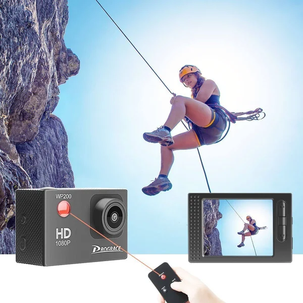 DROGRACE WP200 Sports Action Camera Video Camera Waterproof Digital Cam Car Dash