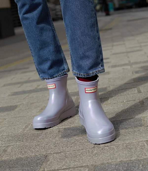Hunter Original Short Nebula Playbook Waterproof Rain Boots - 6M