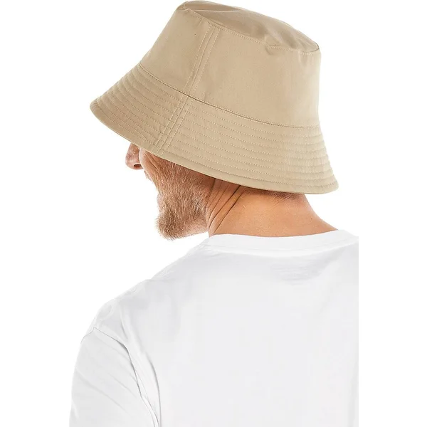 Coolibar UPF 50+ Men's Gavin Cotton Bucket Hat - Sun Protective
