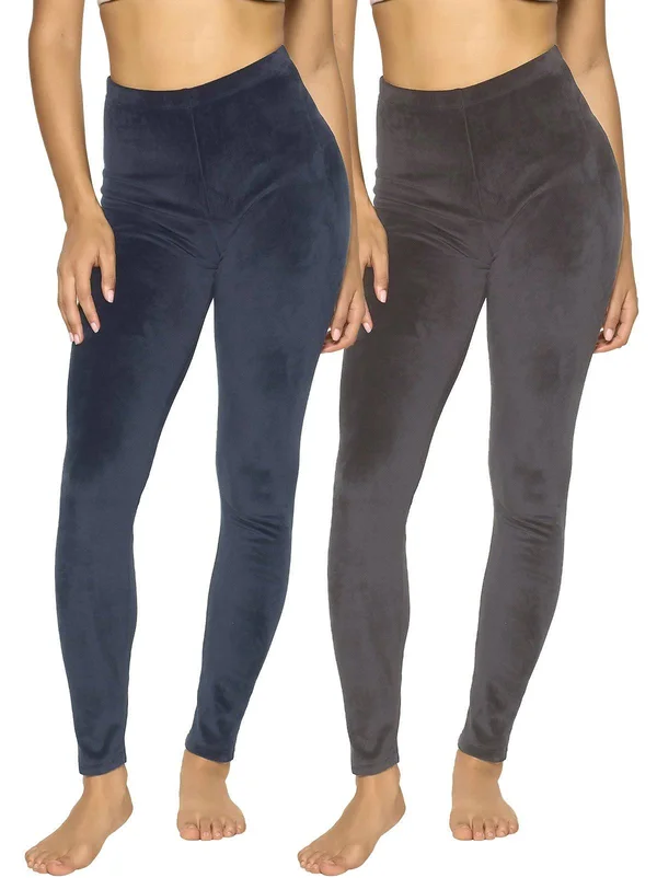 Felina - Velour Winter Leggings, 2-Pack