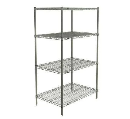 Metro N476BR Super Erecta 4-Tier Starter Unit - Brite, 21x22 x 72x22 x 63x22