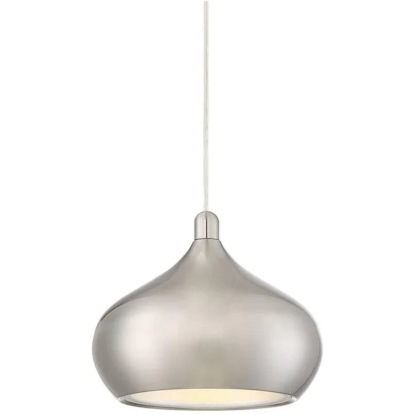 Possini Euro Holland 7 1/2x22W Satin Nickel LED Mini Pendant