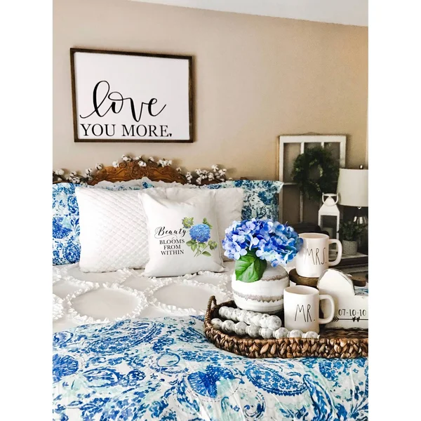 Poppy & Fritz Brooke Duvet Cover Set - Twin, Blue