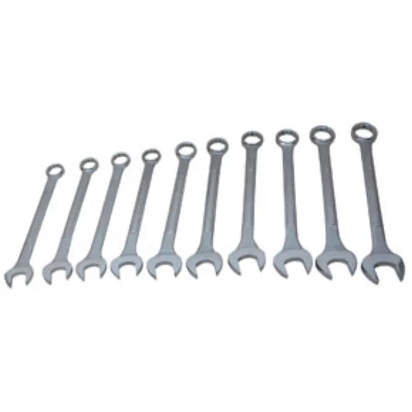 ATD 1010 12-Point SAE Jumbo Raised Panel Combination Wrench Set - 10pc