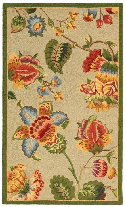 Safavieh Chelsea HK331C Area Rug - Sage, Size: 6 x 9 ft.