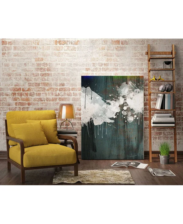CLICART 24 in. x 36 in. Clouds II by Enrico Varrasso Wall Art, White/ Blue